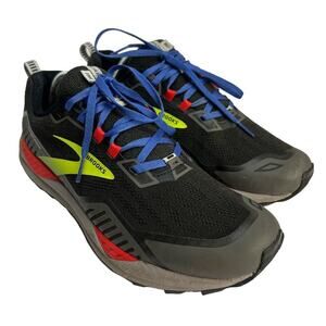 BROOKS Cascadia GTX 15 Women's Size 10 Yellow Black Tomato Red Trail Sneaker